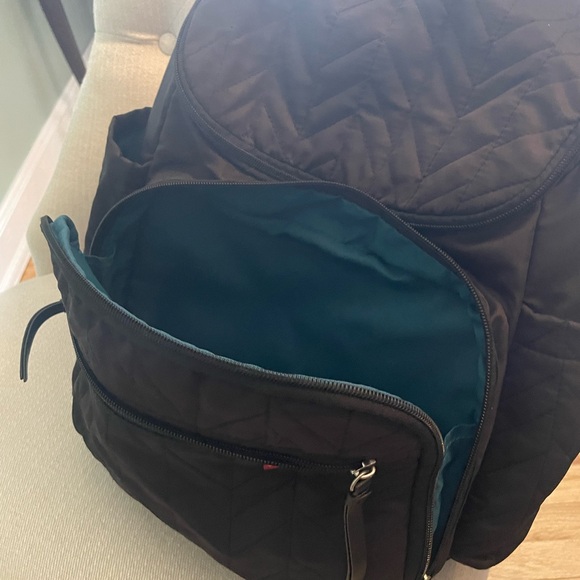 Skip Hop Quilted Black Backpack or Diaper Bag - Picture 4 of 7